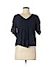 Maeve 100% Rayon Blue Short Sleeve Blouse Size 6 (petite) - photo 1