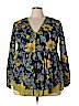 Unbranded Blue Long Sleeve Blouse Size 4X - photo 1