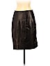 Diane von Furstenberg 100% Leather Black Leather Skirt Size 2 - photo 2