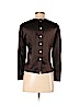 Linda Allard Ellen Tracy 100% Silk Brown Long Sleeve Silk Top Size 4 (petite) - photo 2