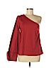 Tanya Taylor 100% Cotton Red Long Sleeve Blouse Size 8 - photo 1