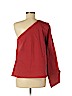 Tanya Taylor 100% Cotton Red Long Sleeve Blouse Size 8 - photo 2