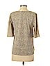 Ann Taylor 100% Polyester Tan 3/4 Sleeve Blouse Size XS - photo 2