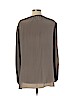 BCBGMAXAZRIA 100% Silk Tan Long Sleeve Silk Top Size L - photo 2