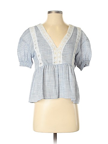 Zara Basic Short Sleeve Blouse (view 1)