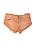 Free People 100% Cotton Brown Denim Shorts Size 24 waist - photo 1