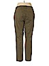 Eileen Fisher 100% Cotton Green Khakis Size M - photo 2