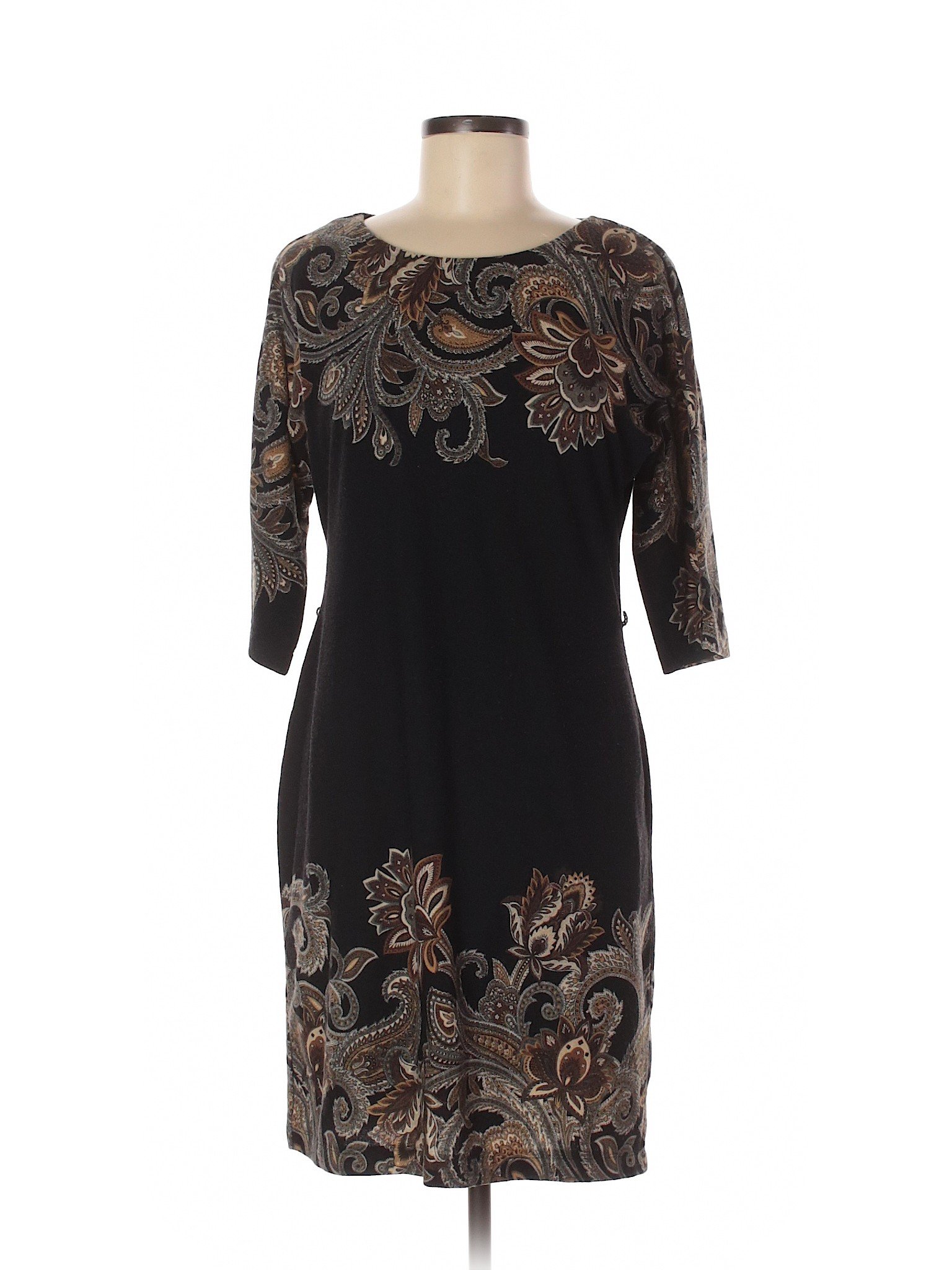 Sandra Darren Women Black Casual Dress 8 | eBay
