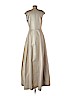 Halston Heritage Gold Cocktail Dress Size 8 - photo 2