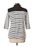 Jones New York Signature 100% Cotton White 3/4 Sleeve Top Size L - photo 2