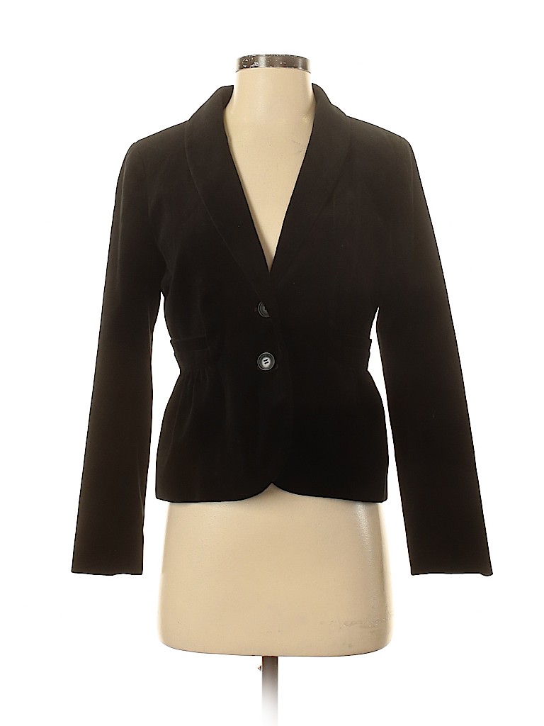J.Crew 100% Cotton Black Blazer Size 4 (petite) - photo 1
