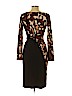 Diane von Furstenberg 100% Wool Brown Casual Dress Size 10 - photo 2