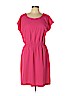 Merona 100% Polyester Pink Casual Dress Size L - photo 1