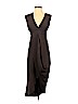 Zero + Maria Cornejo 100% Silk Brown Casual Dress Size 2 - photo 1