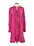 Tory Burch 100% Silk Pink Casual Dress Size S - photo 1