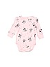Baby B'gosh 100% Cotton Pink Long Sleeve Onesie Size 0-3 mo - photo 1
