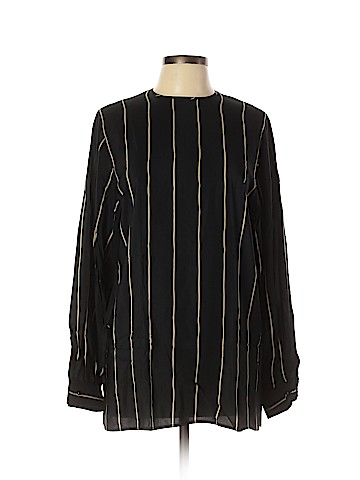 Max Mara Long Sleeve Silk Top (view 1)