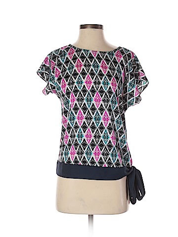 Ann Taylor Short Sleeve Blouse (view 1)
