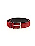 Donald J Pliner 100% Leather Solid Red Leather Belt Size EU 32 - photo 1