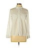A.P.C. 100% Cotton White Long Sleeve Button-Down Shirt Size L - photo 1