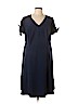 London Times Blue Casual Dress Size 14 - photo 1