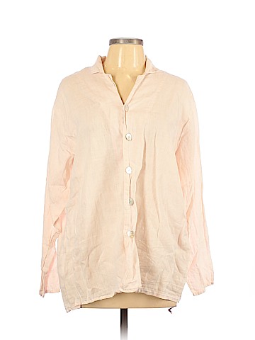 Flax Long Sleeve Button-Down Shirt (view 1)