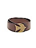 Elise M 100% Leather Solid Brown Leather Belt Size Med - Lg - photo 1