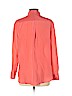 Ann Taylor 100% Silk Pink Long Sleeve Silk Top Size L (petite) - photo 2