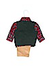 Goodlad 100% Cotton Plaid Green Sweater Vest 9-12 MO / 12 MO - photo 2