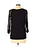 Express 100% Rayon Black 3/4 Sleeve Top Size L - photo 2