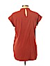 Express Orange Short Sleeve Blouse Size M - photo 2
