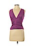 Nicole Miller 100% Cotton Purple Sleeveless Blouse Size S - photo 1