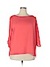 Apt. 9 100% Polyester Orange 3/4 Sleeve Blouse Size XXL - photo 1