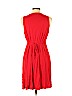 Ann Taylor Red Casual Dress Size L (petite) - photo 2