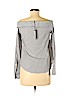 Romeo & Juliet Couture 100% Cotton Gray Long Sleeve Blouse Size M - photo 2