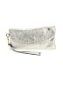 Street Level Silver Leather Wristlet One size - photo 1