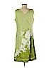 Ann Taylor 100% Cotton Green Casual Dress Size 14 - photo 2