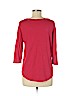 Lucky Brand Red 3/4 Sleeve Top Size M - photo 2