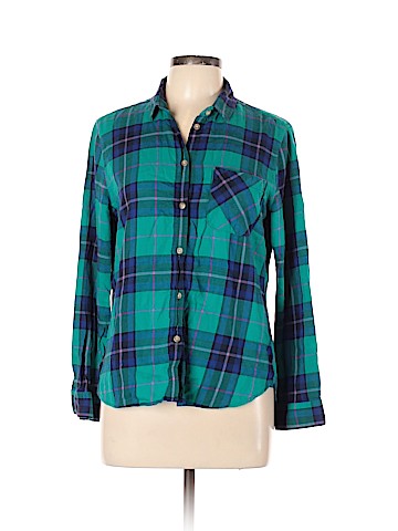 American Eagle Outfitters Long Sleeve Button-Down Shirt (view 1)