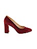 Nine West Burgundy Heels Size 9 1/2 - photo 1