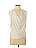 Victoria's Secret 100% Polyester Ivory Sleeveless Blouse Size S (petite) - photo 1