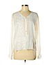 J.jill 100% Rayon White Long Sleeve Blouse Size M - photo 1
