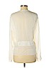 J.jill 100% Rayon White Long Sleeve Blouse Size M - photo 2