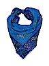 Oscar De La Renta for Accessory Street 100% Wool Print Blue Scarf One size - photo 1