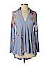 Free People 100% Rayon Blue Long Sleeve Blouse Size XS - photo 1
