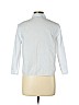 Theory White 3/4 Sleeve Button-Down Shirt Size L - photo 2