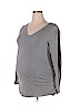 Old Navy - Maternity Gray Long Sleeve T-Shirt Size XXL - photo 1