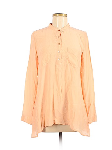 Eileen Fisher Long Sleeve Silk Top (view 1)