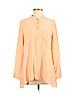 Eileen Fisher 100% Silk Pink Long Sleeve Silk Top Size M (petite) - photo 1
