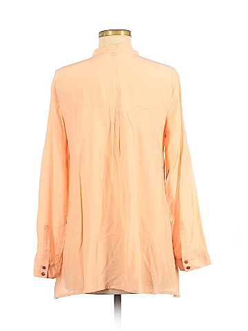 Eileen Fisher Long Sleeve Silk Top (view 2)
